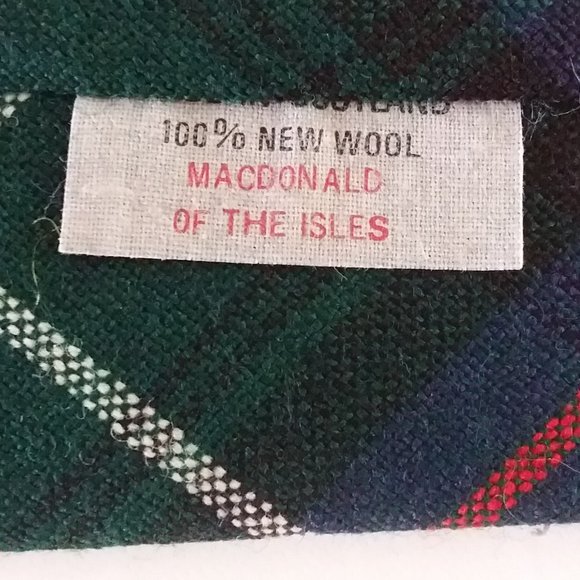 Mac Donald tartan 100% wool tie - Picture 7 of 7